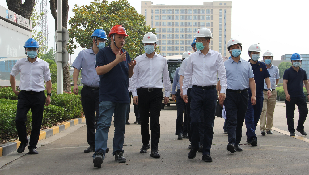 常州市副市長李林一行來我司督查安全生產工作